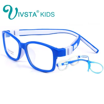 IVSTA 519 49-15 TR90 Copii Ochelari Fetele Cadru Silicon Optice cu prindere de curea student băieți baza de prescriptie medicala ambliopie