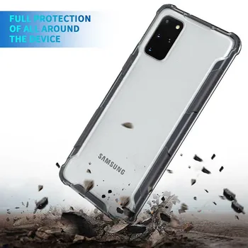 Rezistent la șocuri Cazuri Pentru Samsung Glalaxy M31 A41 a21s A31 Caz de Protecție Transparent Coajă Moale Capacul din Spate Pentru Samsung A01 A11 m31