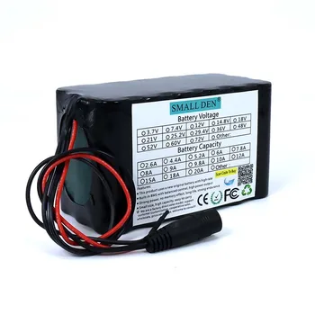 11.1 V/12V 20ah 18650 baterie Reîncărcabilă litiu 20000mAh cu PCB Pentru hernie lampă,amplificatoare, monitorizare+ 12.6 V Încărcător