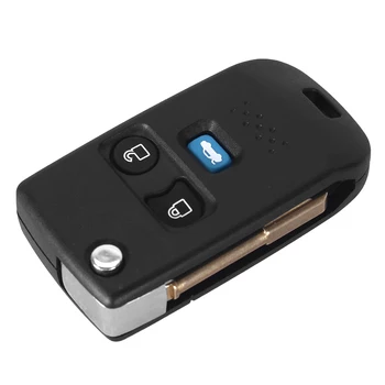KEYYOU 3 Butoane Telecomanda Pliere Flip Key Caz Acoperire Shell Pentru Ford Transit MK6 Conecta Maverick Auto Cheie Cazul