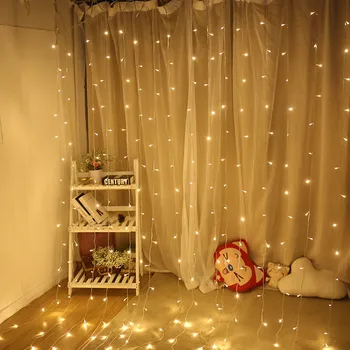LED Sloi de gheață Șir de Lumini de Crăciun Zână Lumina Garland în aer liber, Grădină Acasă 2/3/6M Film cu LED-uri Pentru Petrecerea de Nunta Decor Perdea