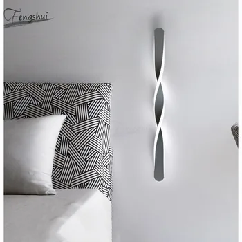 LED-uri moderne Culoar Lumina de Perete-corp de Iluminat Nordic Baie Lampa pentru Noptiera Dormitor la MANSARDĂ Living Room Decor Lumina Sconces