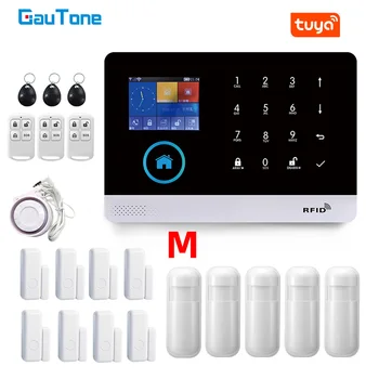 GauTone PG103 Sistem de Alarmă Antifurt Acasă de Securitate 433MHz WiFi Alarma GSM Wireless Tuya Casă Inteligentă App de Control