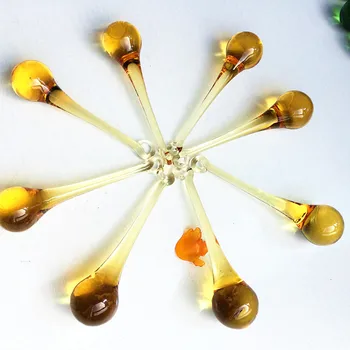 50pcs/lot 20*80mm aur galben de Cristal Suncatcher Candelabru Pandantive,sticla de lampă agățat piese,cristal cortina prisma accesorii