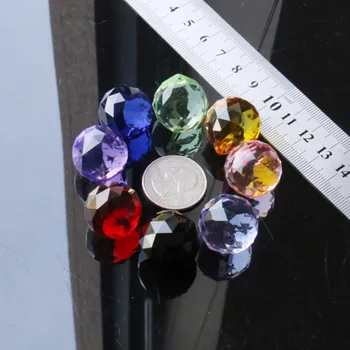 8PCS Mixte de Sticlă de Culoare Crystal Prism Mingea 30MM Candelabru Agățat de Bijuterii Suncatcher DIY Meșteșug de Aprovizionare decor Parte pentru Lampa