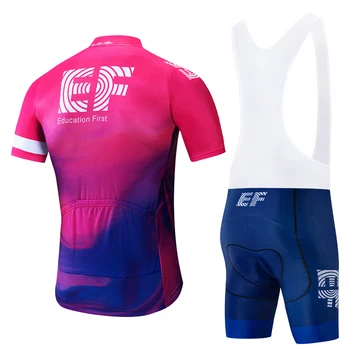 2019 EFcycling tricoul echipei 20D biciclete pantaloni scurți costum Ropa Ciclismo mens vara iute uscat PRO biciclete Maillot Pantaloni îmbrăcăminte