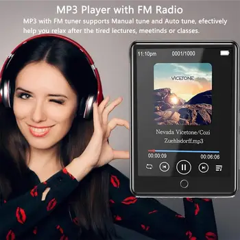 MP3 player Bluetooth 5.1,32 GB de memorie de mare HiFi pierderi music player 2.8