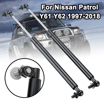 2 buc Oțel 41cm Masina Capota Capota Lift Susține Șoc de Gaz Bare Bare de Înlocuire pentru Nissan Patrol Y61 1997-2018