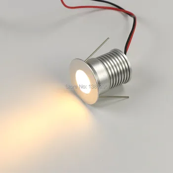 3W Mini LED lumina Reflectoarelor Tavan Mici de Iluminat Încastrate Verander Bucătărie Vitrina Cabinetului de Lumină la fața Locului 12V 24V Estompat Petele