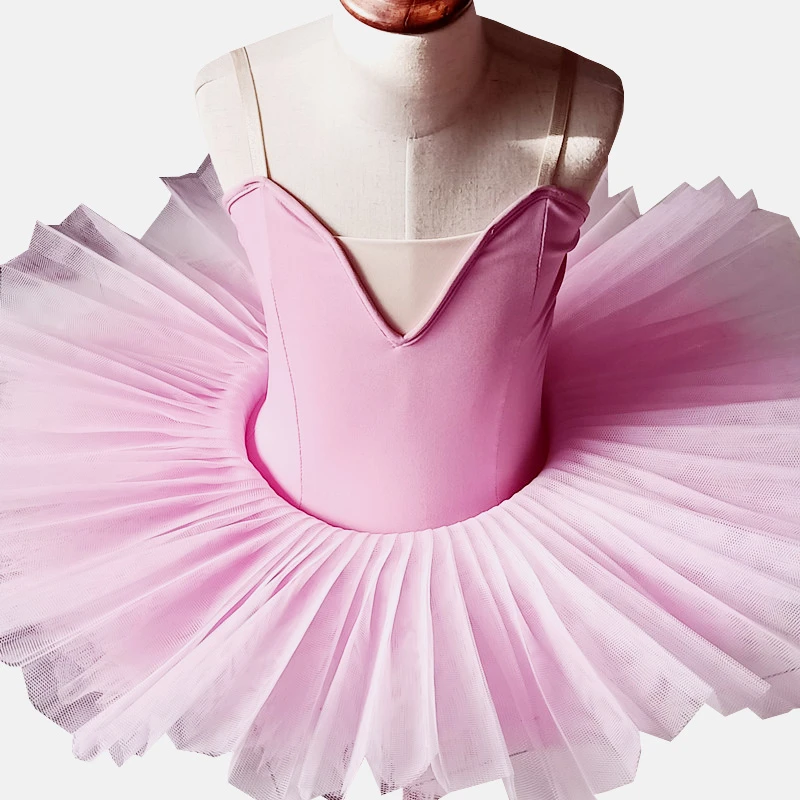 Profesionist balet tutu alb negru roz rosu clatita fusta de balet de fuste practică repetiție platou de balet costume balet pentru copii copilul femei - Priza < www.videoprint.ro