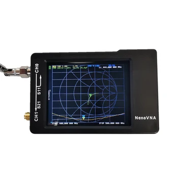 Transport gratuit NanoVNA-H 50KHz~1.5 GHz VNA HF VHF UHF UV Analizor Vectorial de Retea Analizor de Antena + Baterie + LCD +carcasa din Plastic
