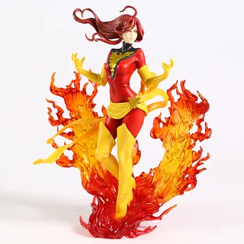 Bishoujo Statuie Dark Phoenix Doamna Deadpool Supergirl Spider Woman Psylocke Laura Kinney Figura Jucărie