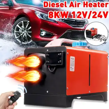 Toate Într-O singură Mașină Incalzitor de Aer de Încălzire Diesel 8KW 12V/24V Parcare de Încălzire Cu Control de la Distanță 4 de Evacuare a Aerului Heaing Iarna mai Cald