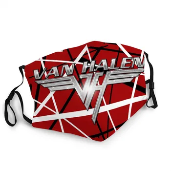 Van Halen 5150 Masca de fata Non Unică folosință Filtru Lavabil Respirator Pânză Mască Pentru Adulți/copii Van Halen Chitara Autocolant Maske
