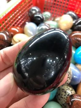 Realizate manual colorate opalite ochi de pisica yoni ou de cristal tipul de piatră prețioasă yoni ou de aur de nisip de Cristal Yoni Ou Kegel Exercițiu Bile