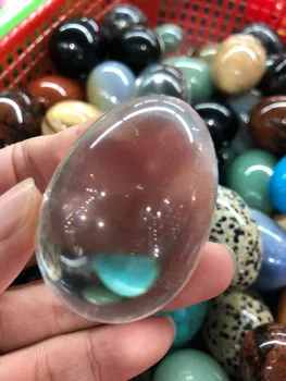 Realizate manual colorate opalite ochi de pisica yoni ou de cristal tipul de piatră prețioasă yoni ou de aur de nisip de Cristal Yoni Ou Kegel Exercițiu Bile