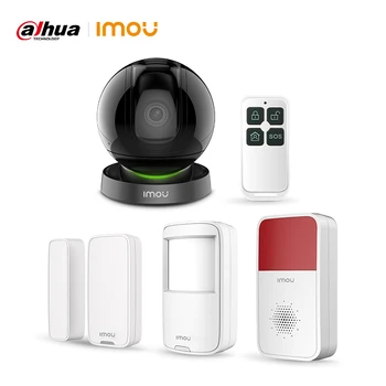 Dahua Imou Video Kit Sistem de Alarma Ranger IQ AI Gateway Camera Cu Sirena Detector de Mișcare Ușa Contact Fereastră de Control de la Distanță