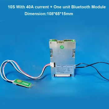 10S 36V Baterie cu Litiu PCB și inteligente BMS cu Funcția Bluetooth software-ul APP 42V biciclete electrice inteligente circuit de Protecție