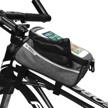 Rezistent La Apa Biciclete Sac De Nailon Bicicleta Cyling Mobil Telefon Mobil Caz Pungă De 5,5
