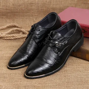 Mazefeng 2020 Bărbați Rochie Pantofi din Piele Brand de Lux de Moda Elegant de Nunta Formale Pantofi Barbati Office Oxford Pantofi pentru Bărbați Dantela-Up