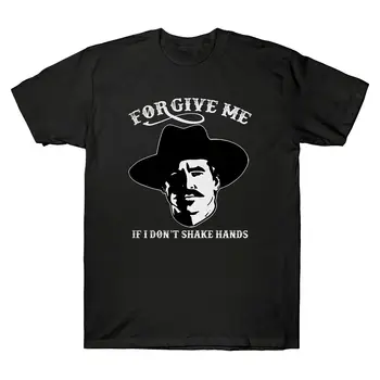 Doc Holliday Tombstone Iartă-Mă, Dacă nu se Agită Mâinile Noutate pentru Bărbați T-shirt mai Nou Design de Tricou Maneca Scurta pentru Bărbați T-Shirt