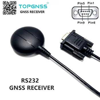Conector DB9 sex feminin, GPS receiverTOPGNSS RS232 GPS GONASS/GALILEO aplicații Industriale modulul antenă GNSS200BR