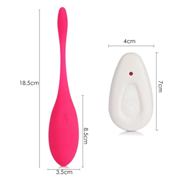 De la Distanță fără fir Vaginale Vibratoare Pentru Femei 16Mode Vibratoare Glonț Ouă Jucarie Sexuala pentru Femeie Stimula Clitorisul cu Vibratorul Kegel Mingea