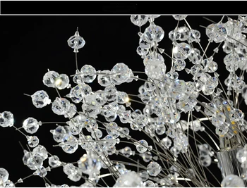 În 2020, Cele Mai Noi Cristal De Papadie Candelabru De Iluminat Pandantiv Lampă Pentru Camera De Zi Sala De Mese Decor Acasă Hotel De Prindere