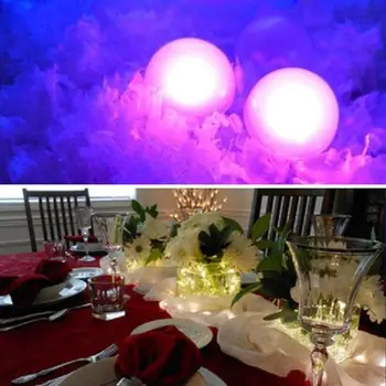 100buc/lot 100 X Rotund Led Flash Minge Lampa Balon de Lumină mult timp de așteptare pentru Felinar de Hârtie Balon de Lumină Petrecere de Nunta Decor