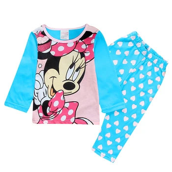 Toamna Îmbrăcăminte pentru Copii Seturi de Pijamale Haine Copii Mickey Colectare Pijama Set pentru Copii Fete Pijamas Pijamale Minnie