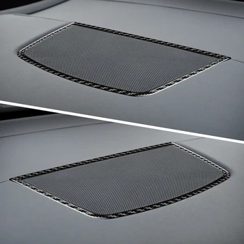 Tapiterie interior Auto styling Autocolante pentru BMW E70 X5 X6 E71 accesorii din Fibra de Carbon de Bord difuzor panou decorativ decor
