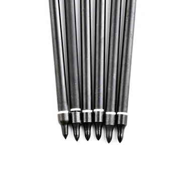 6PCS 30 Inch, 5 inch Pene de Curcan coloanei Vertebrale 500 De tir cu Arcul Săgeți de Carbon pentru Arc Recurve Arcul de Fotografiere
