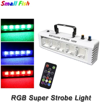 2021 100W/80W/60W/40W RGB Lumini Stroboscopice de Control de la Distanță Disco Etapă Flash DJ KTV Efect de Lumina Strobe Pentru Club Xmas Nunta Bar