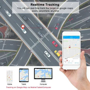 2G Tracker Auto Magnet de Localizare Auto cu Cartela SIM TKSTAR TK913 Impermeabil GPS Tracker 25 de Zile de Așteptare, Vocea Monitor Free Web App