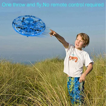 Operat Drone Jucarii Flynova de Relief de Stres Frământa Spinner UFO LED-uri Hobby Parte Juguetes Zabawki Copii Distractiv de a Juca Joc Creativ