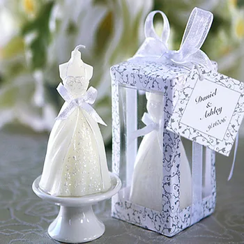 15 buc nunta rochie de mireasa lumânare favoarea cadouri de nunta pentru oaspeti suveniruri de nunta