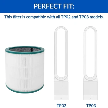 Purificator de aer Filtre Compatibile pentru Dyson Turn Purificator TP00/03/02/AM-11/BP01 Modele