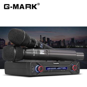 Rapid de transport maritim G-MARK G220 Microfon Wireless UHF frecventa karaoke microfon de Calitate Superioară bara de Petrecere Video