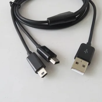 1m 3ft Dual Mini USB Splitter Cablu de Alimentare 2 Mini USB Dispozitive La o Dată