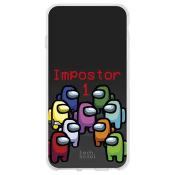 FunnyTech®Caz Silicon pentru Xiaomi Redmi Nota 9 l Printre noi 1 impostor