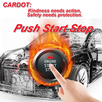 Cardot pasiv de intrare fără cheie de la distanță înceapă sistem de alarma auto start-stop buton