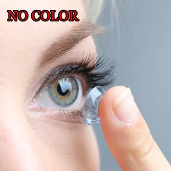 Clasic 1 An Lentile de Contact Moi Naturale Sticlă Optică Ochelari de Clar NU-CULOAREA de baza de Prescriptie medicala-1.00 la -8.00 lentes de contacto