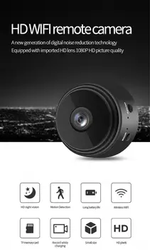 2020 NOU 1080P HD Mini IP WIFI Camera camera Video Wireless de Acasă de Securitate DVR Viziune de Noapte Dropshipping