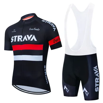 2021 STRAVA Ciclism Jersey Set MTB Uniformă Bicicleta Îmbrăcăminte Ropa Ciclismo Biciclete Purta Haine Barbati sport Scurte Maillot Culotte