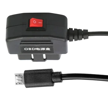 Dash Cam OBD Incarcator Mini USB Comutatorului Releului ACC OBD Cablu Adaptor de Alimentare NOUA