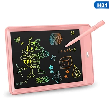 Desen tableta de 10 inch LCD tabla de scris electronice scris de mână pad subtire mesaj Grafică schiță bord copiii cadou curcubeu ecran