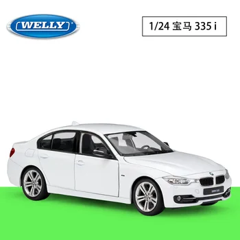 Welly Originale din Fabrică 1:24 Este Potrivit pentru Adulți Colectie de BMW Seria 3 Seria 5 Simulare Aliaj Model de Masina Fierbinte Jucarii