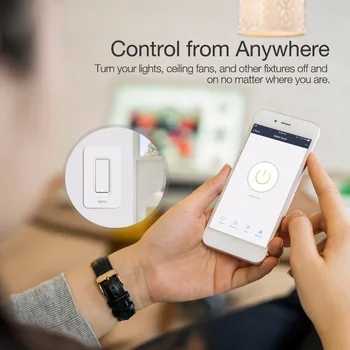 NE WiFi Inteligent Întrerupător de Lumină Dimmer Mobile APP Control de la Distanță Fără Hub Necesare Lucrări cu Amazon Alexa Google Acasa IFTTT