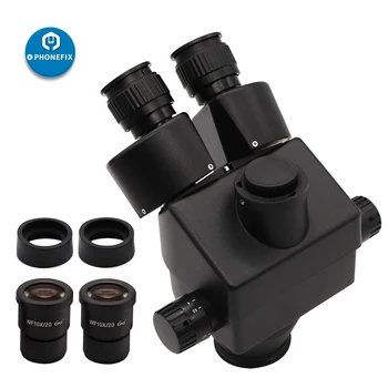Simul-Focal 7X-45X Trinocular Industria de Inspecție Zoom Stereo Microscop Capul Unitatea Principală Microscop WF10X 20mm Ocular Lens