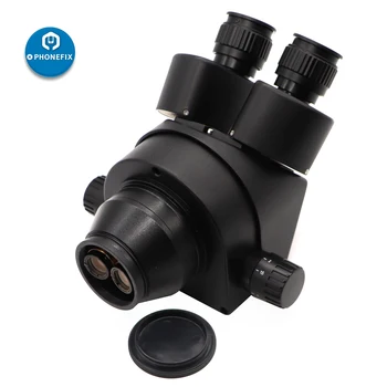 Simul-Focal 7X-45X Trinocular Industria de Inspecție Zoom Stereo Microscop Capul Unitatea Principală Microscop WF10X 20mm Ocular Lens